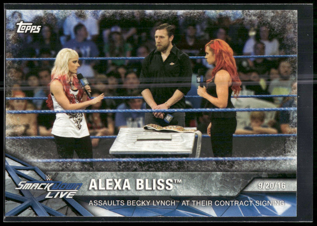 2017 Topps WWE Women's Division #WWE-8 Alexa Bliss WWE Matches and Moments