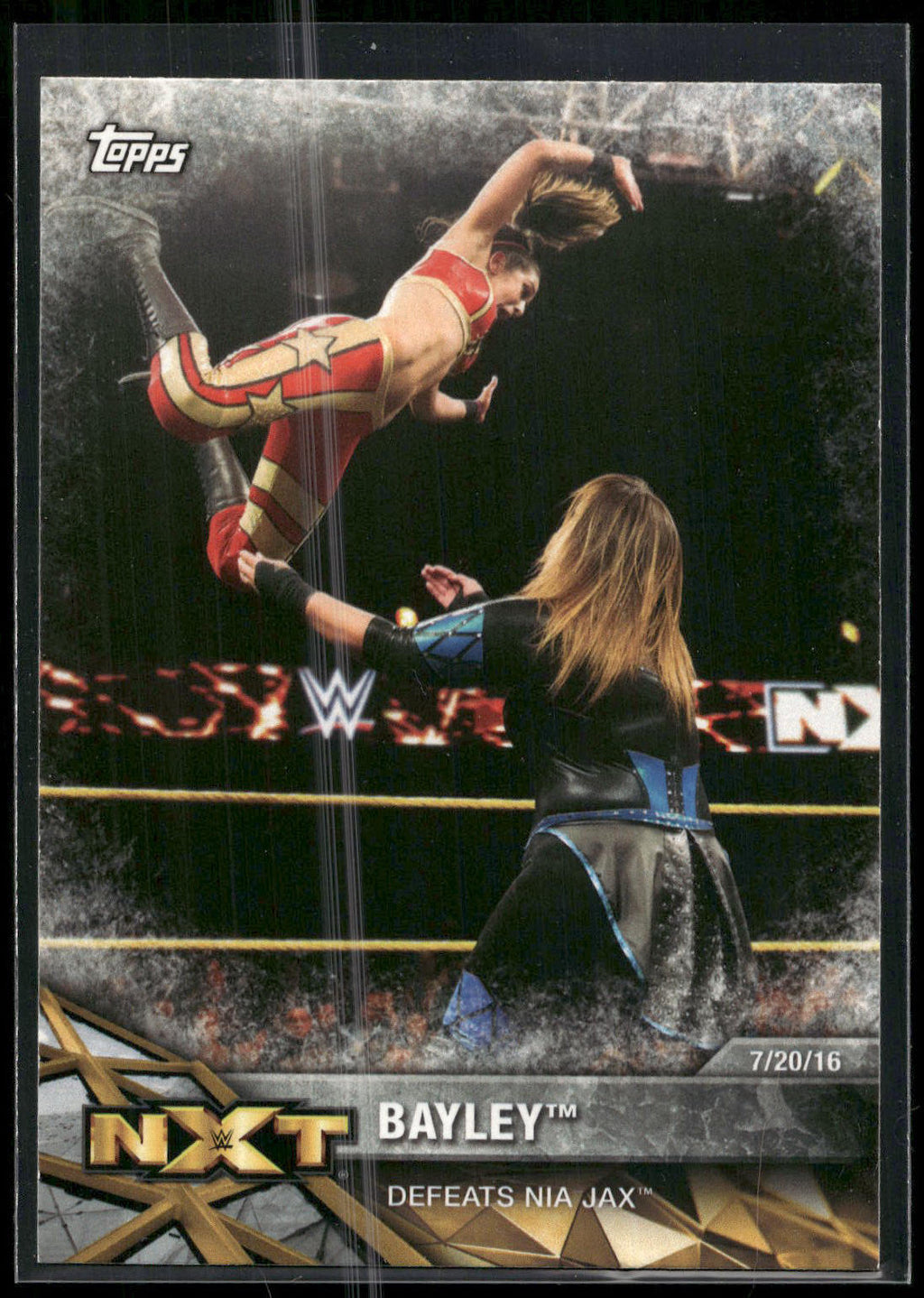 2017 Topps WWE Women's Division #NXT-18 Bayley NXT Matches and Moments