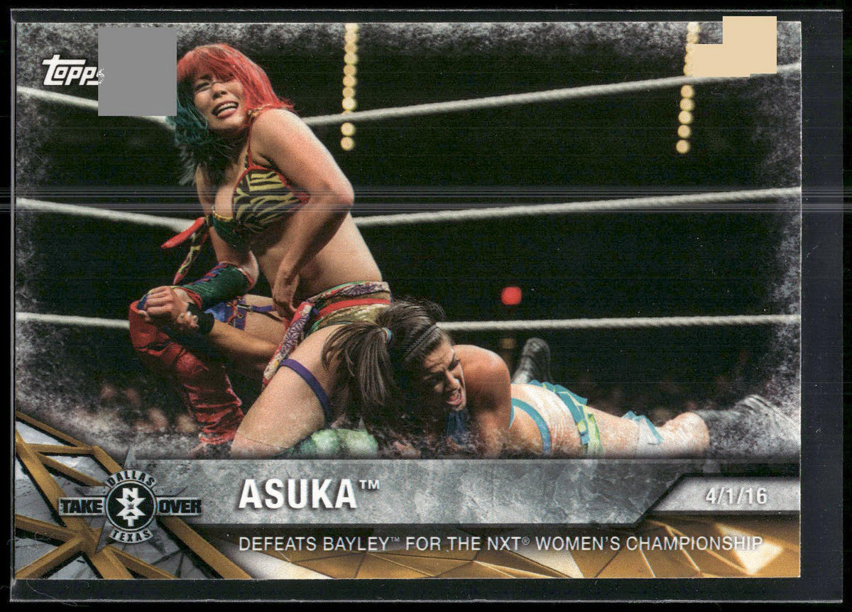 2017 Topps WWE Women's Division #NXT-14 Asuka NXT Matches and Moments