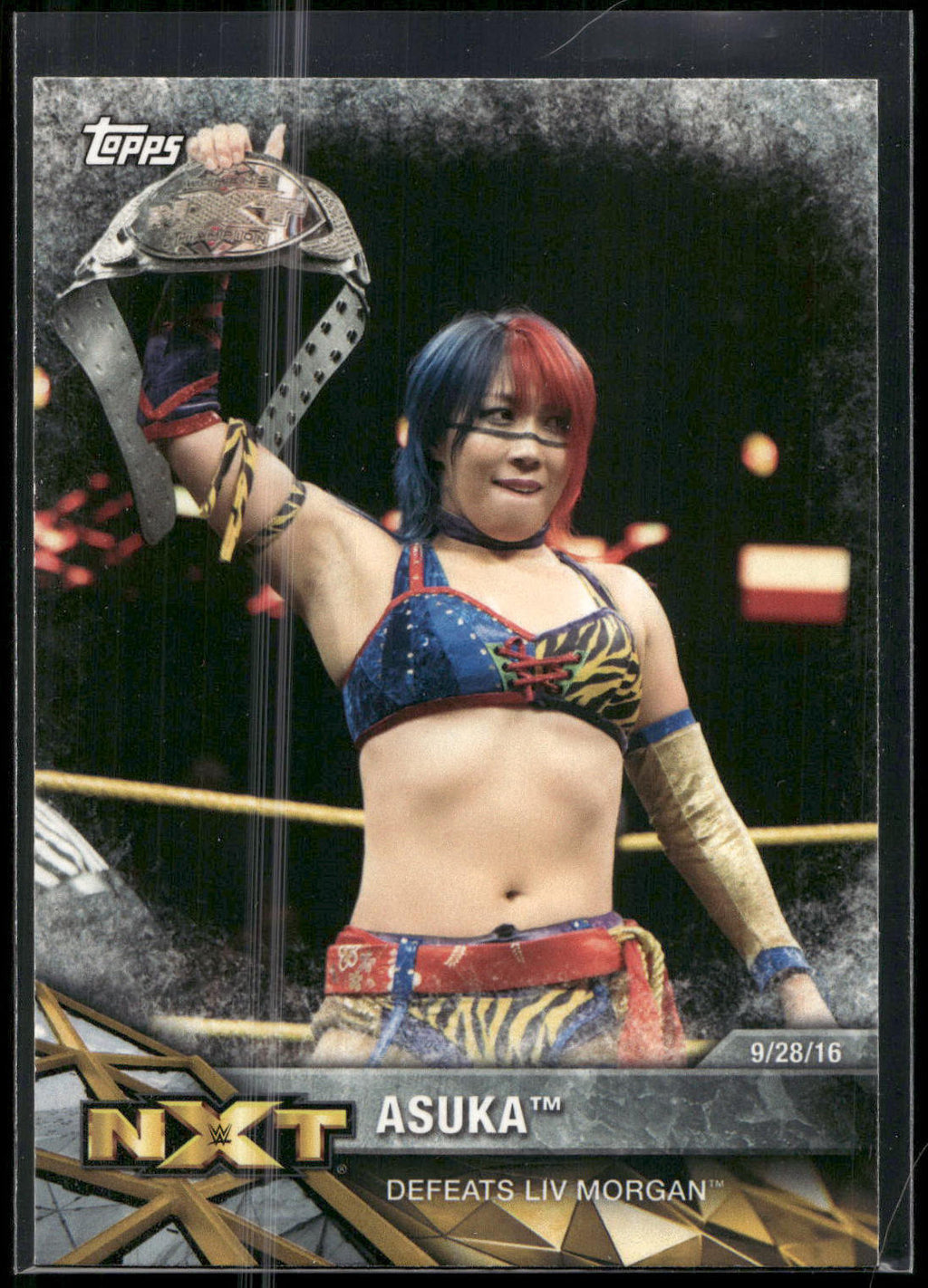 2017 Topps WWE Women's Division #NXT-22 Asuka NXT Matches and Moments