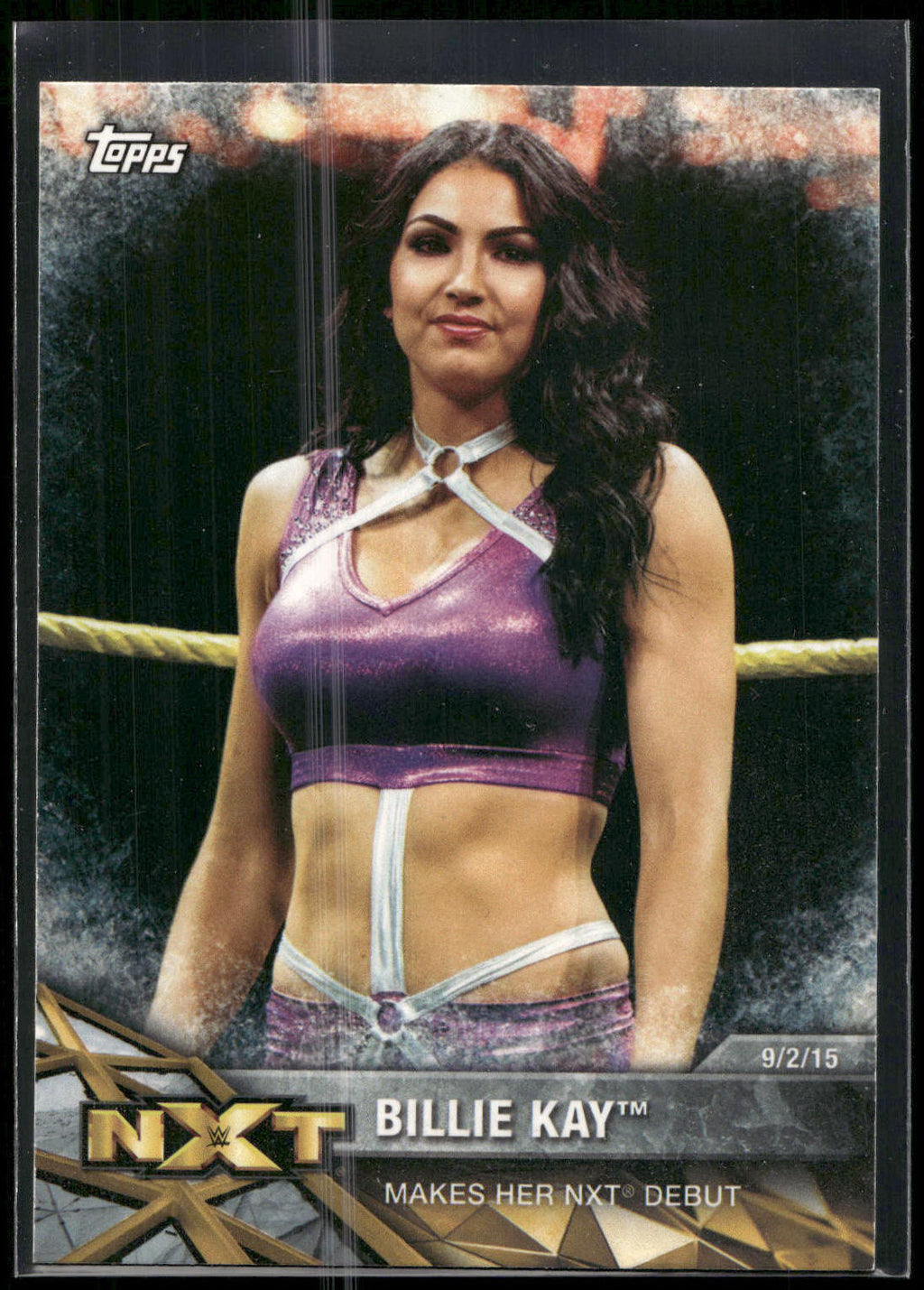 2017 Topps WWE Women's Division #NXT-2 Billie Kay NXT Matches and Moments