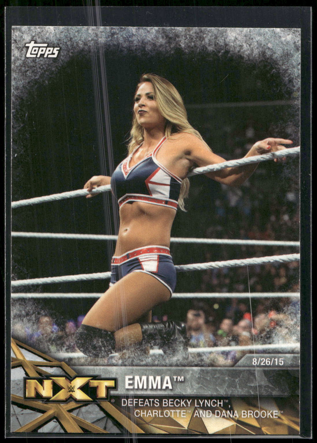 2017 Topps WWE Women's Division #NXT-1 Emma NXT Matches and Moments