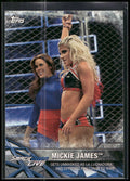 2017 Topps WWE Women's Division #WWE-24 Mickie James WWE Matches and Moments