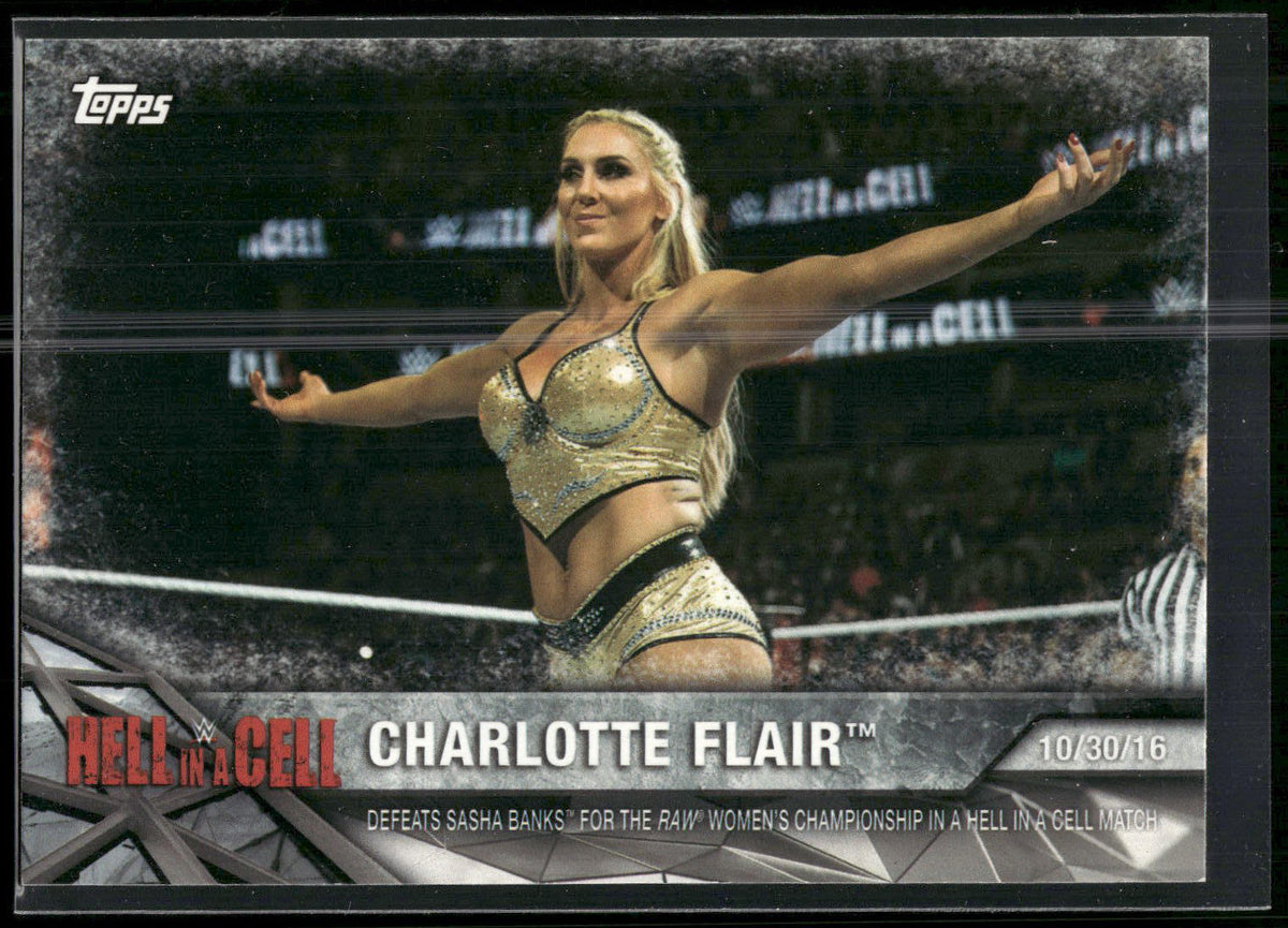 2017 Topps WWE Women's Division #WWE-12 Charlotte WWE Matches and Moments
