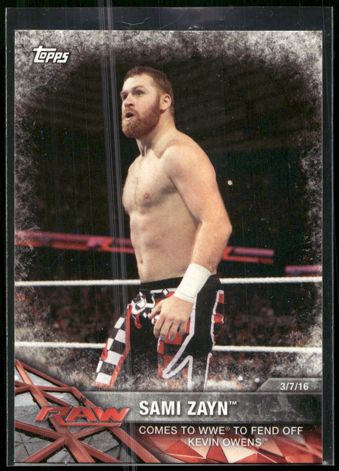 2017 Topps WWE Road To Wrestlemania #37 Sami Zayn