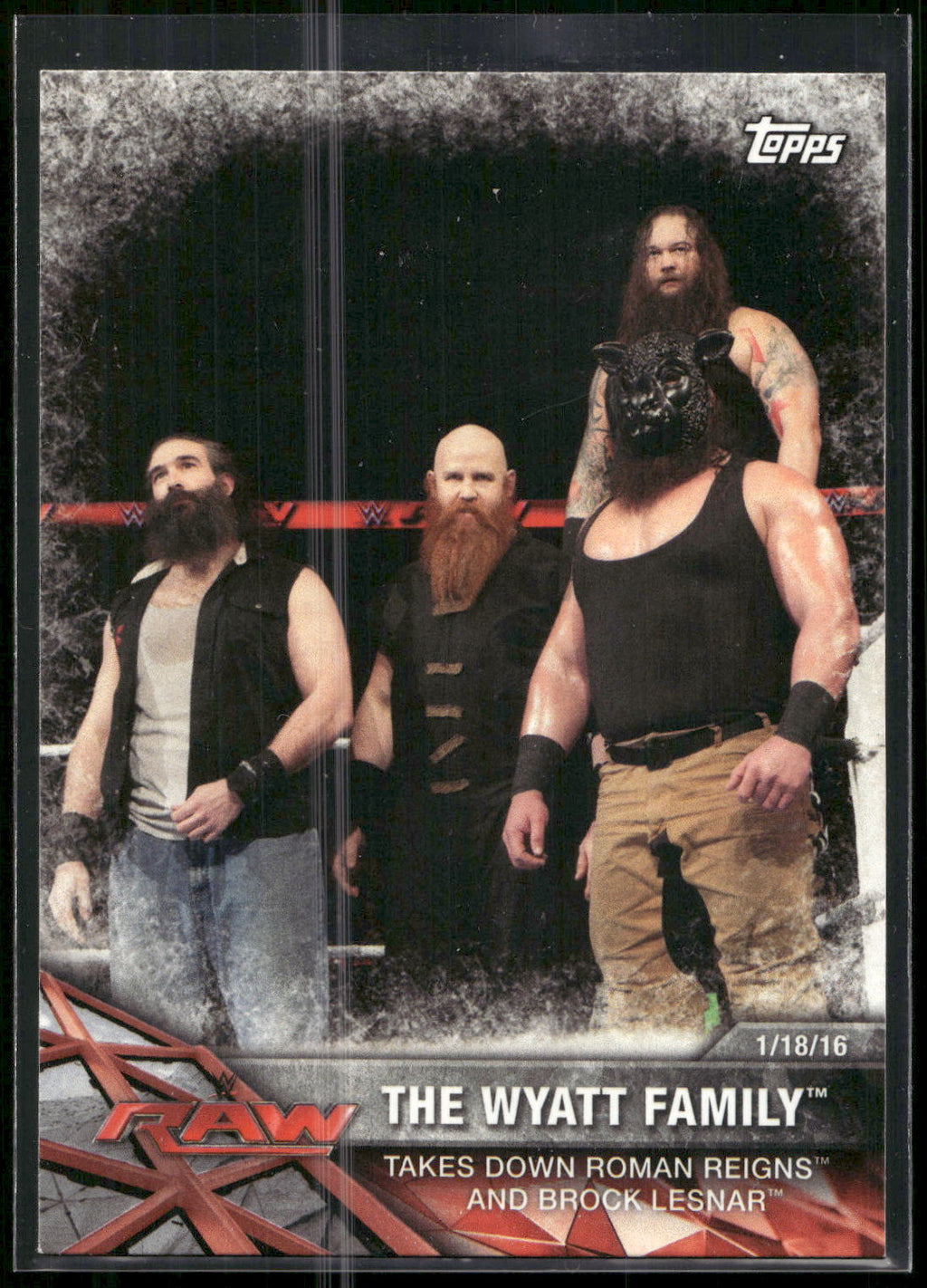 2017 Topps WWE Road To Wrestlemania #8 The Wyatt Family