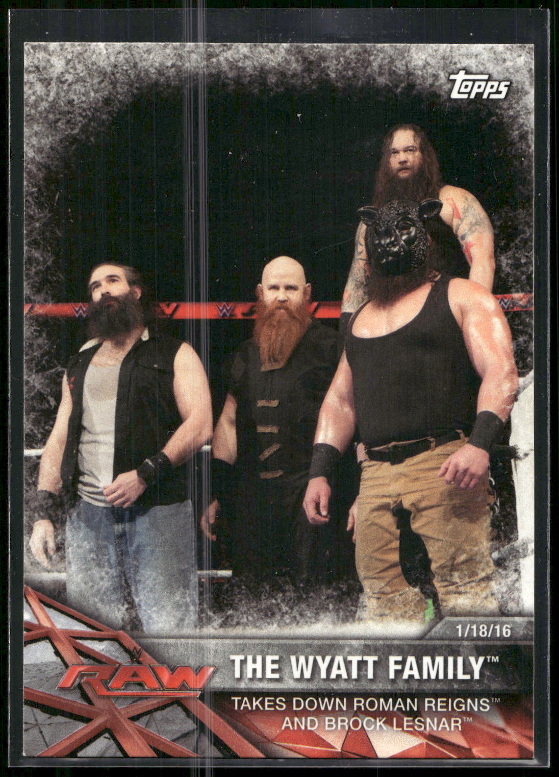 2017 Topps WWE Road To Wrestlemania #8 The Wyatt Family