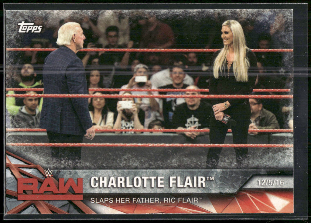 2017 Topps WWE Women's Division #WWE-17 Charlotte WWE Matches and Moments