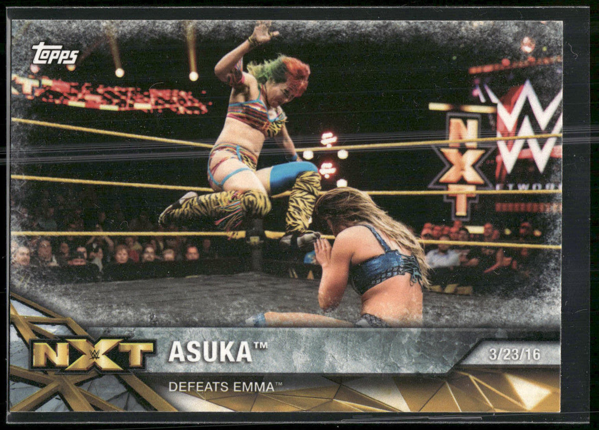 2017 Topps WWE Women's Division #NXT-13 Asuka NXT Matches and Moments