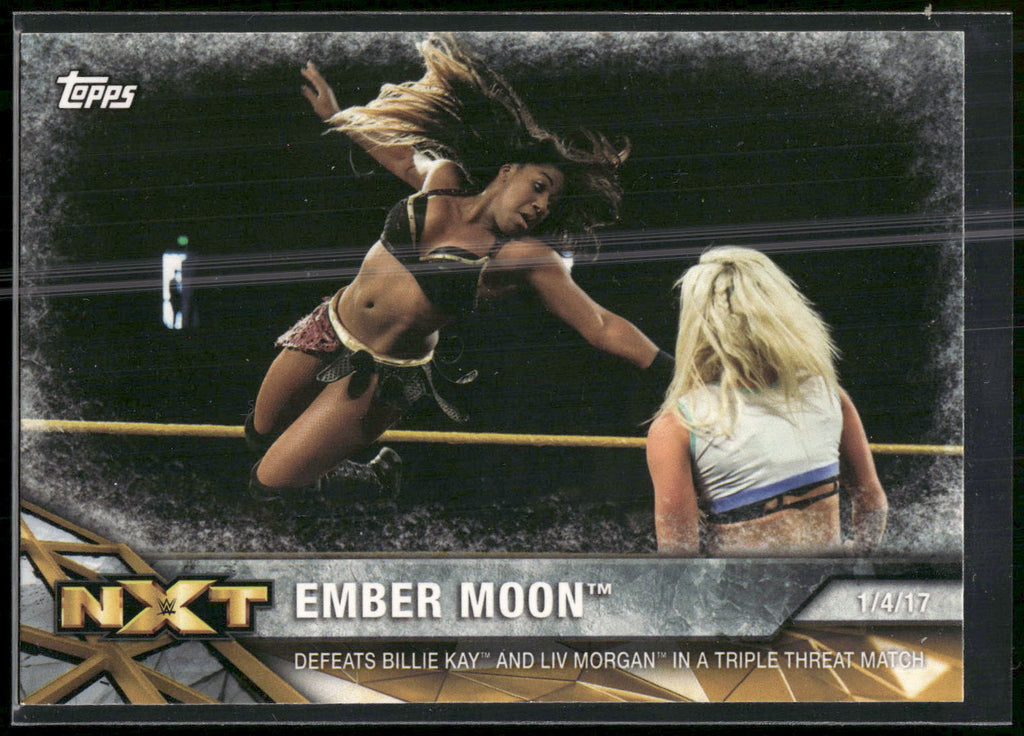 2017 Topps WWE Women's Division #NXT-26 Ember Moon NXT Matches and Moments