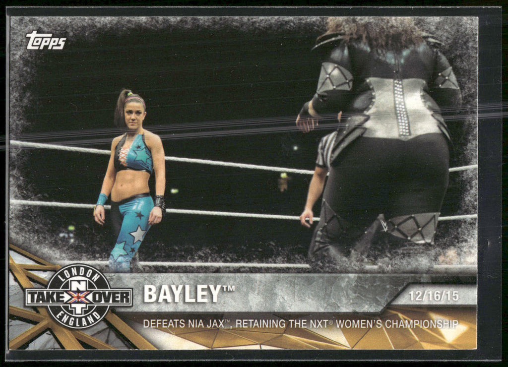2017 Topps WWE Women's Division #NXT-9 Bayley NXT Matches and Moments