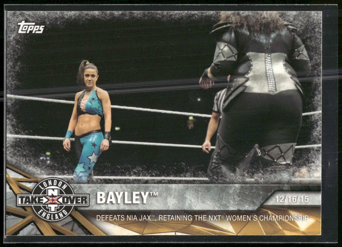 2017 Topps WWE Women's Division #NXT-9 Bayley NXT Matches and Moments