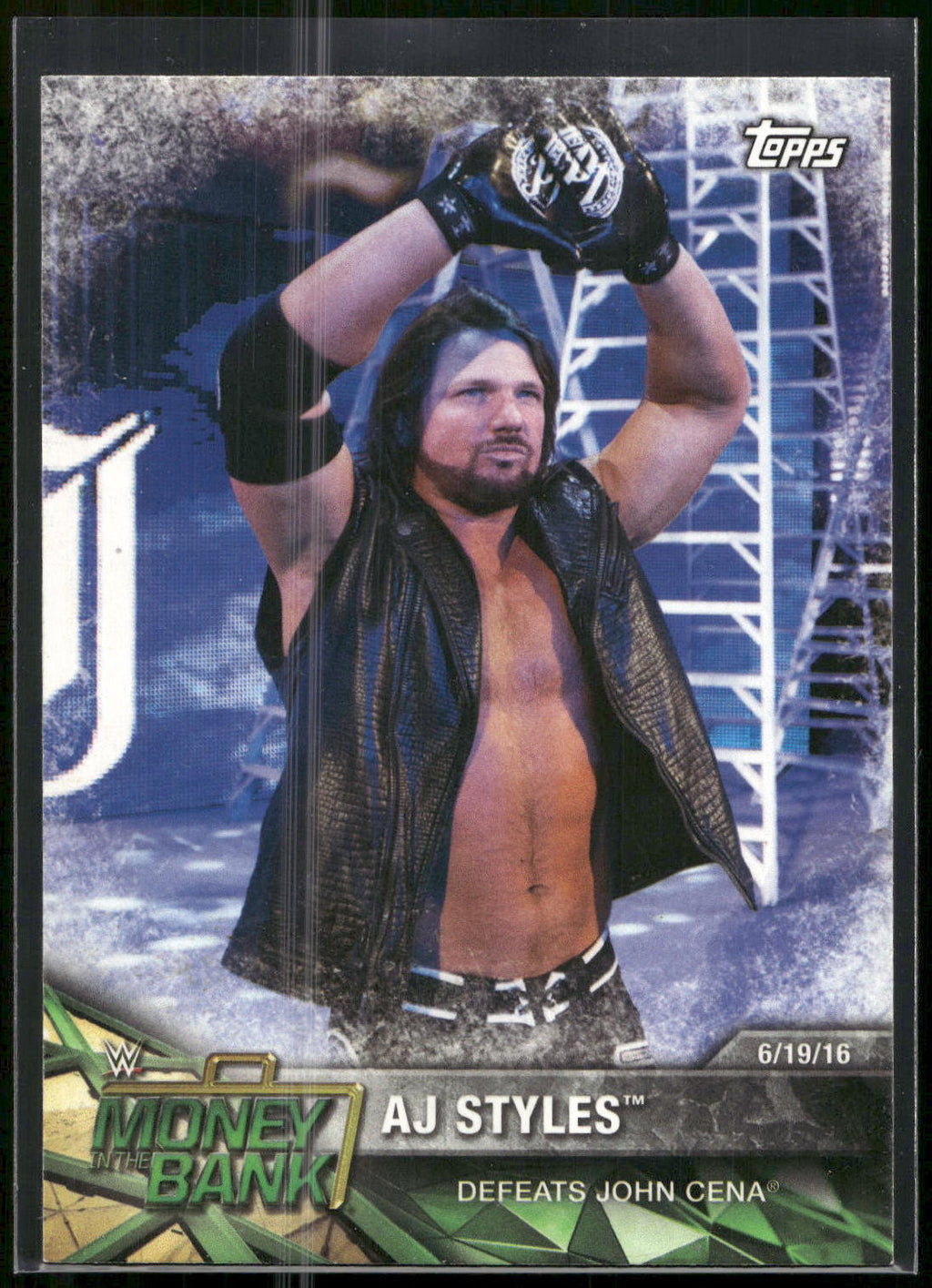 2017 Topps WWE Road To Wrestlemania #91 AJ Styles