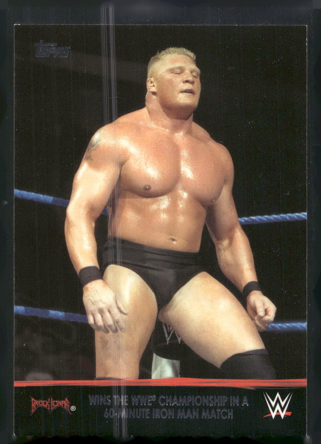 2016 Topps WWE #15 Brock Lesnar Brock Lesnar Tribute
