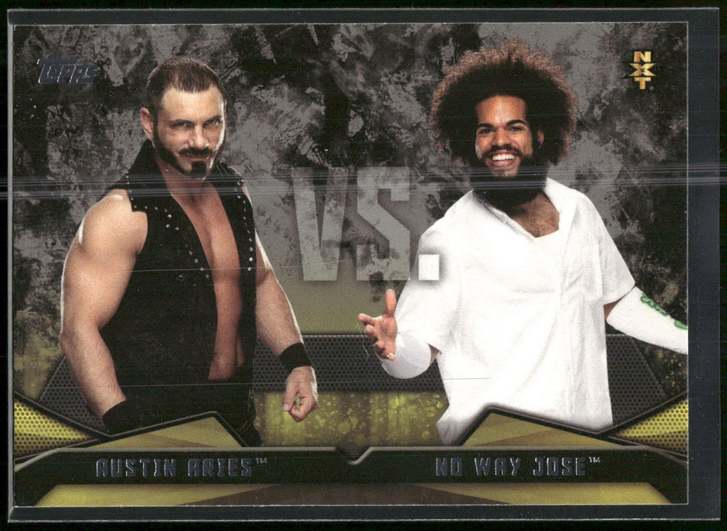 2016 Topps WWE Then Now Forever #8 No Way Jose / Austin Aries Rivalries NXT