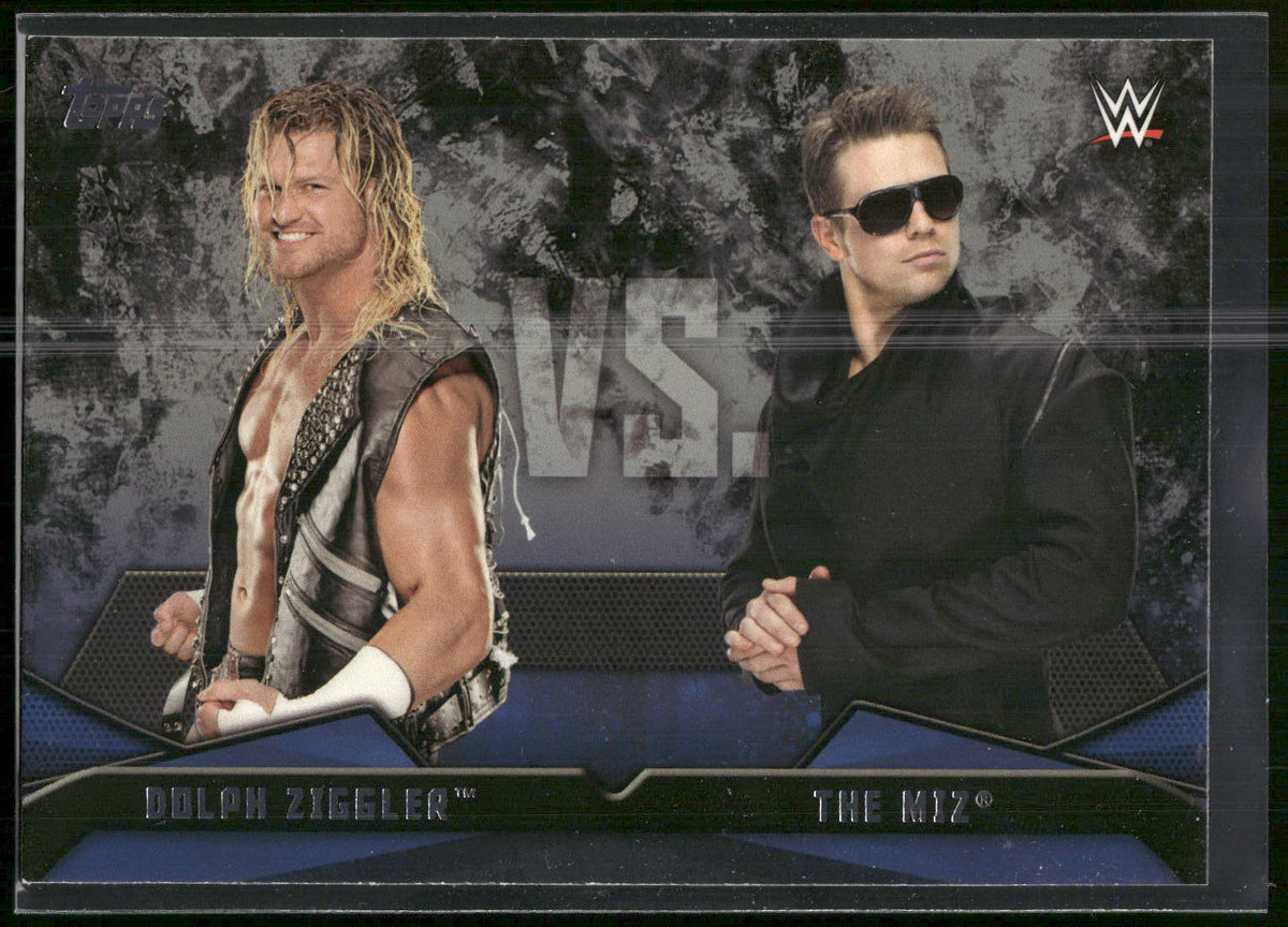 2016 Topps WWE Then Now Forever #20 Dolph Ziggler / The Miz Rivalries WWE