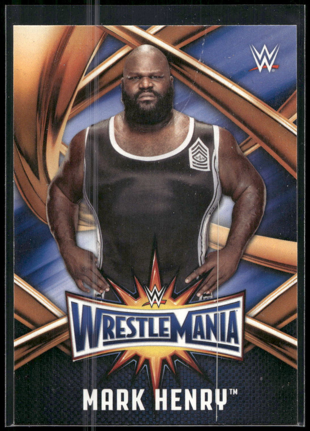 2017 Topps WWE Road To Wrestlemania #WMR-23 Mark Henry WrestleMania 33 Roster