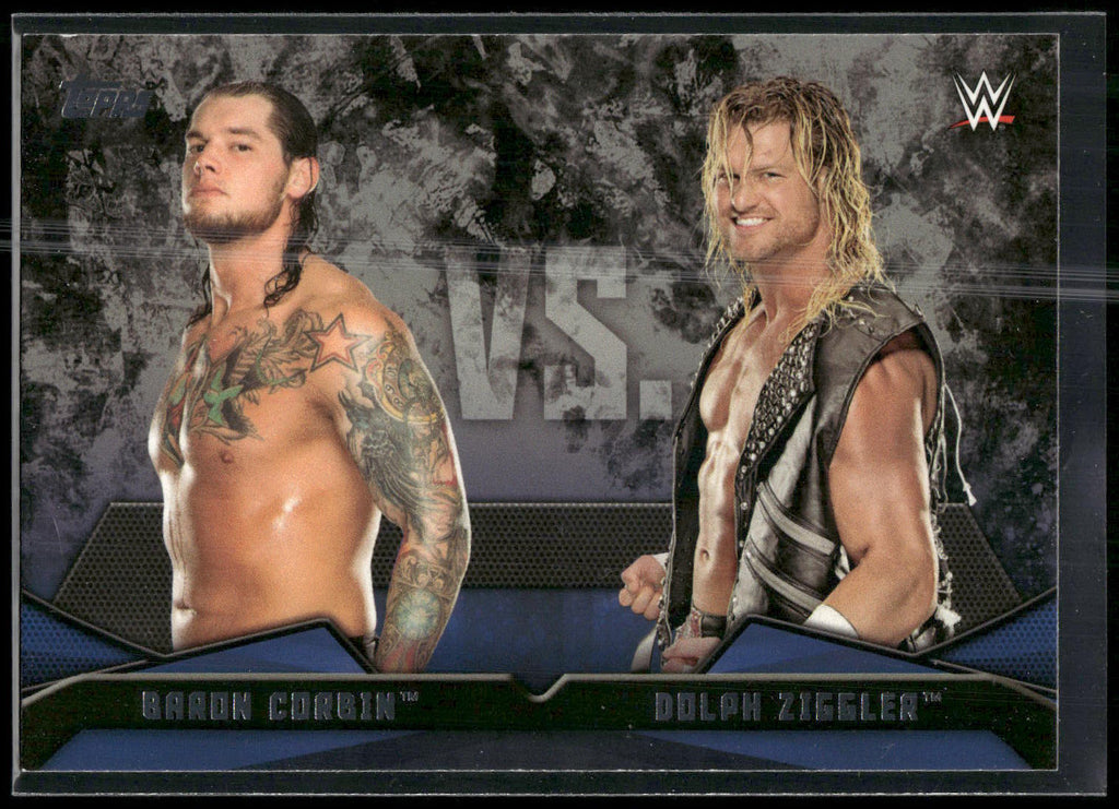 2016 Topps WWE Then Now Forever #15 Dolph Ziggler / Baron Corbin Rivalries WWE