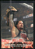 2018 Topps WWE Road To Wrestlemania #5 Roman Reigns Defeats Rusev