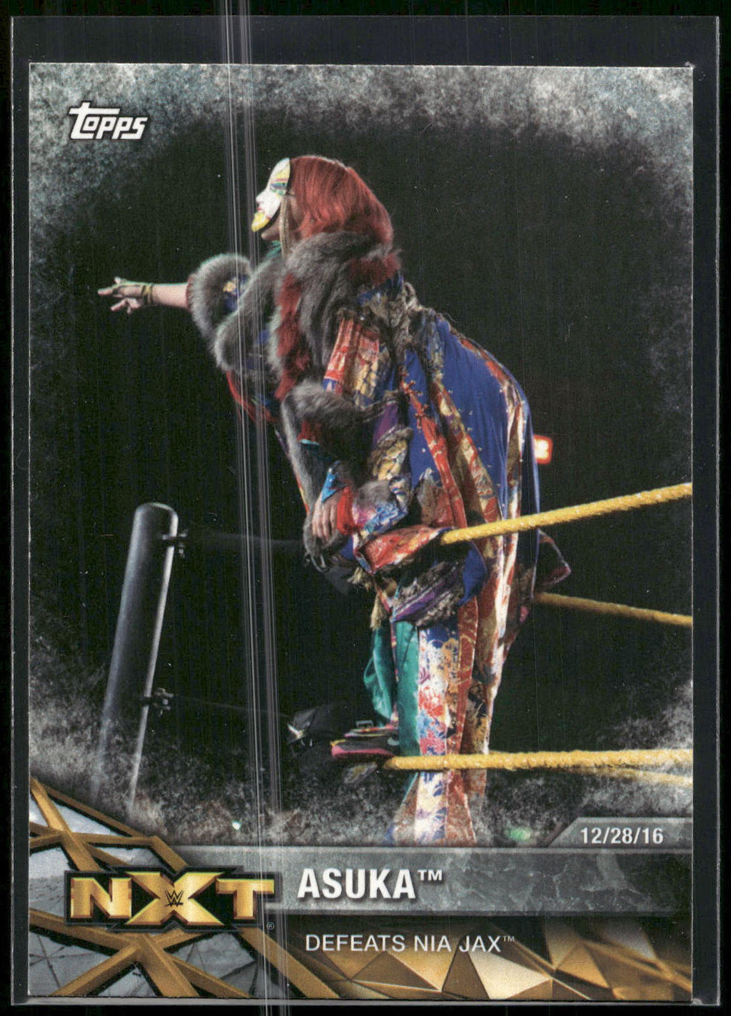2017 Topps WWE Women's Division #NXT-25 Asuka NXT Matches and Moments