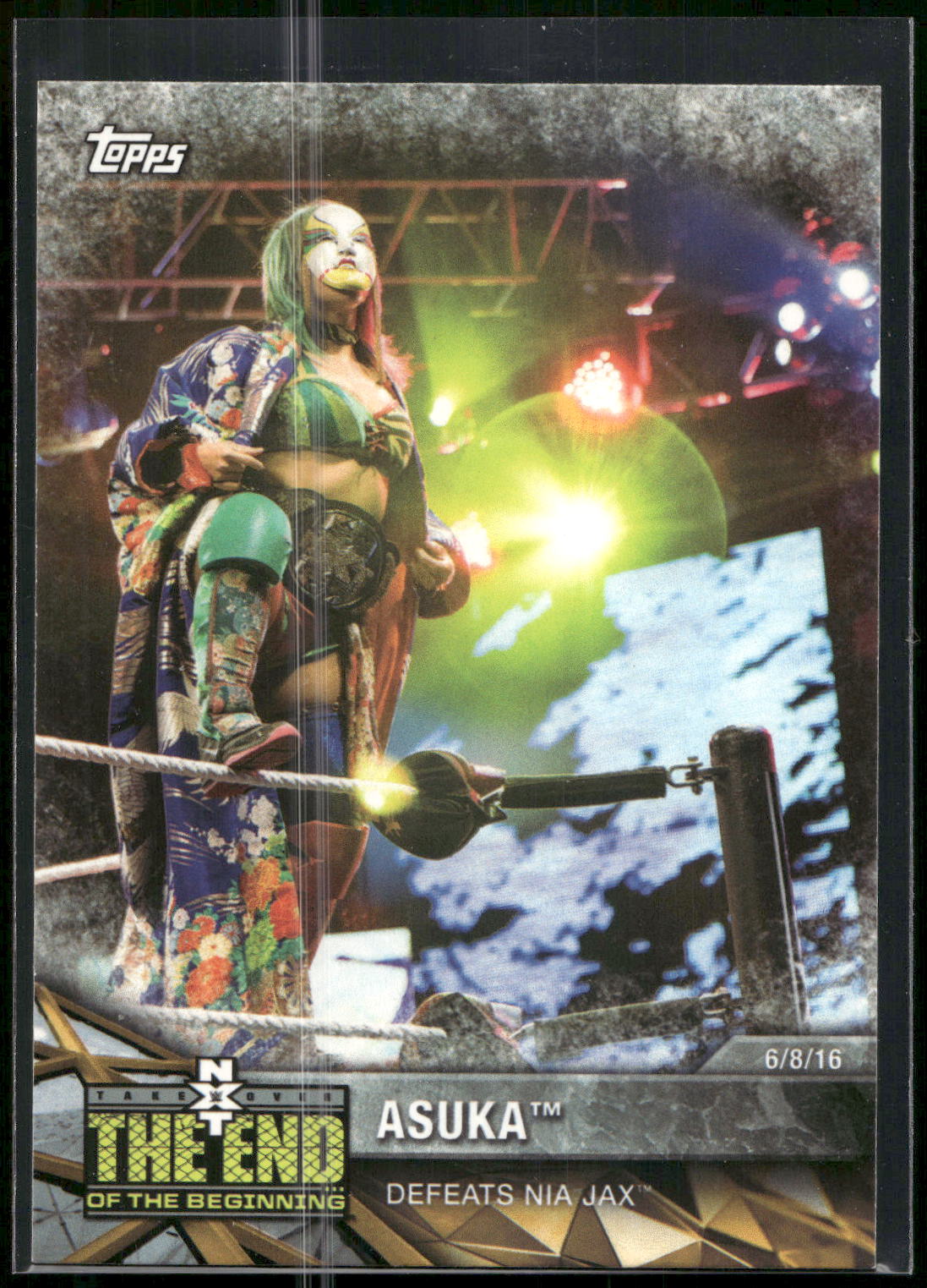 2017 Topps WWE Women's Division #NXT-17 Asuka NXT Matches and Moments