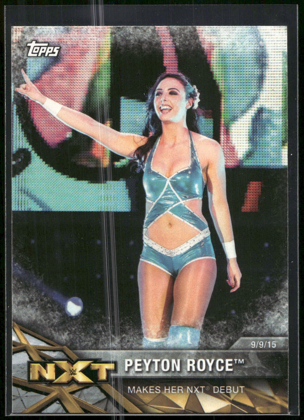 2017 Topps WWE Women's Division #NXT-3 Peyton Royce NXT Matches and Moments
