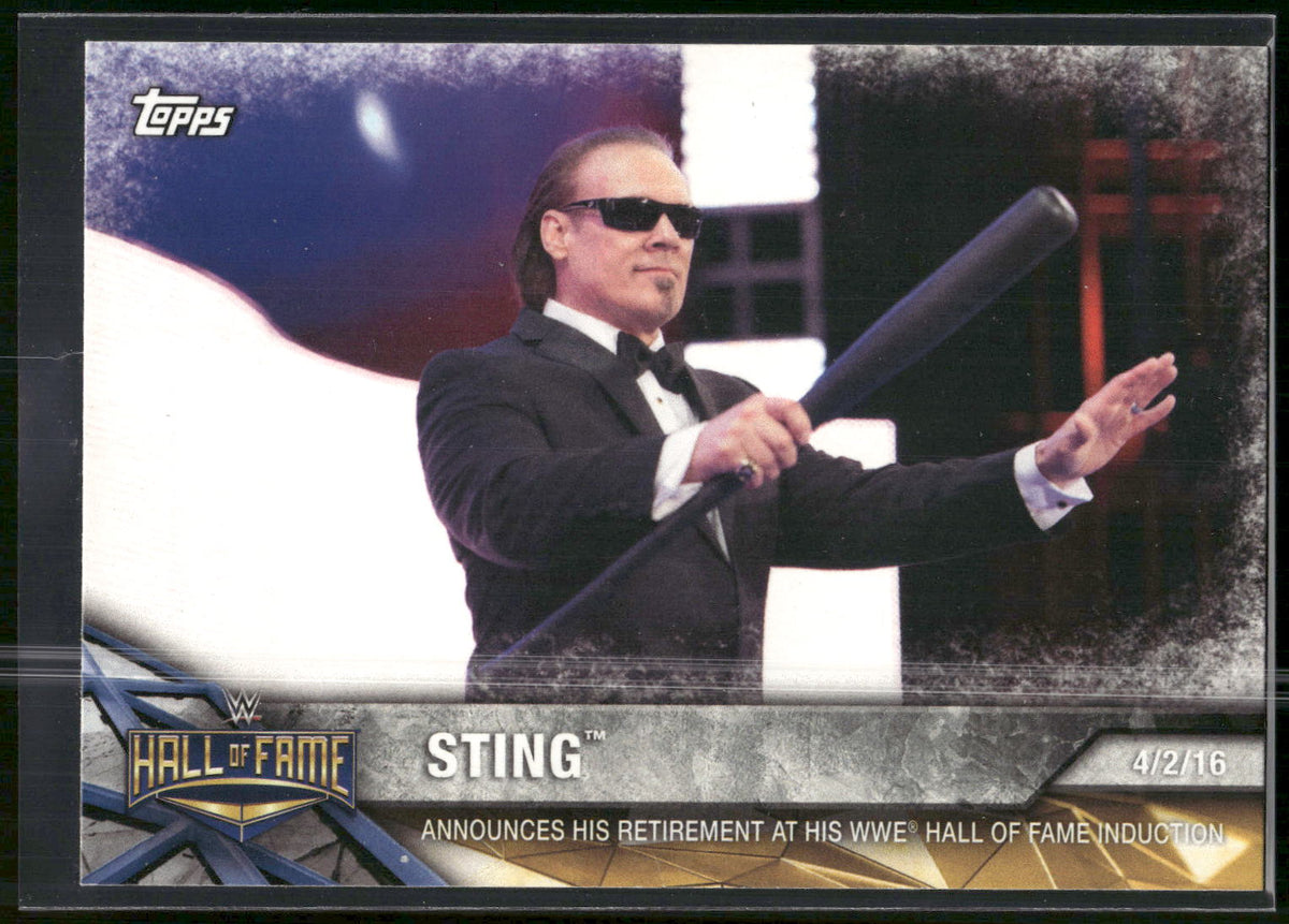 2017 Topps WWE Road To Wrestlemania #51 Sting