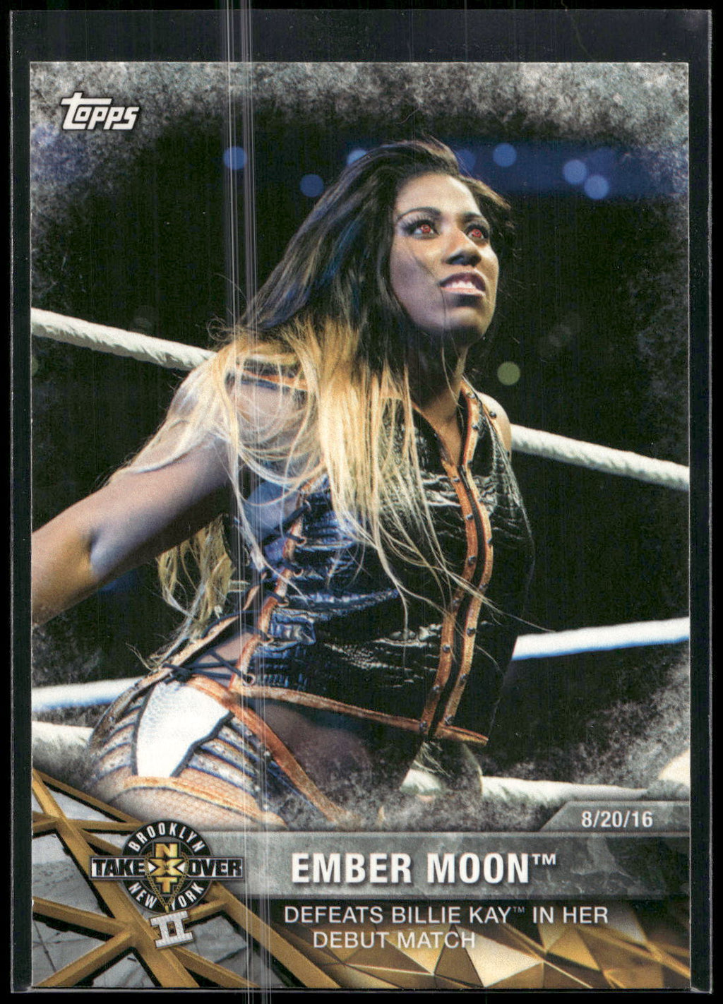 2017 Topps WWE Women's Division #NXT-20 Ember Moon NXT Matches and Moments