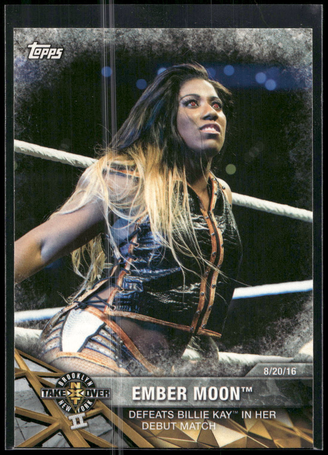 2017 Topps WWE Women's Division #NXT-20 Ember Moon NXT Matches and Moments