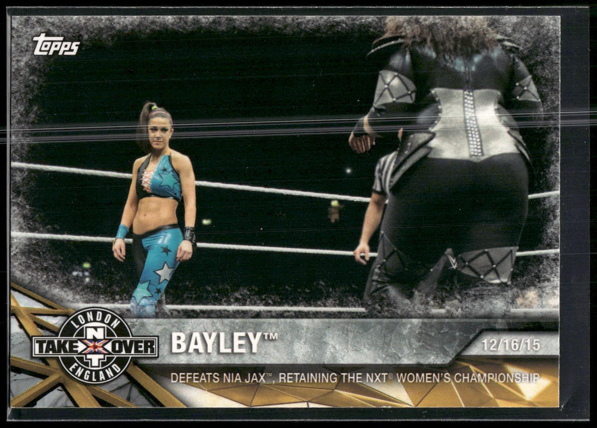 2017 Topps WWE Women's Division #NXT-9 Bayley NXT Matches and Moments
