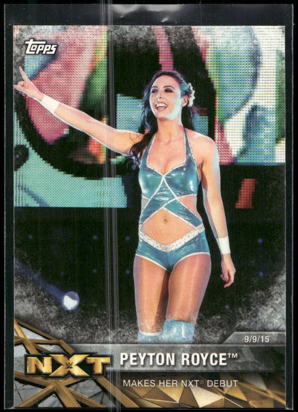 2017 Topps WWE Women's Division #NXT-3 Peyton Royce NXT Matches and Moments