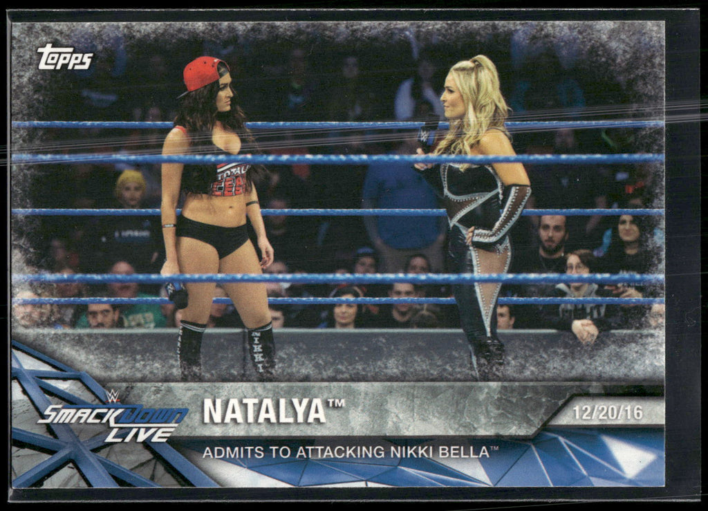2017 Topps WWE Women's Division #WWE-20 Natalya WWE Matches and Moments