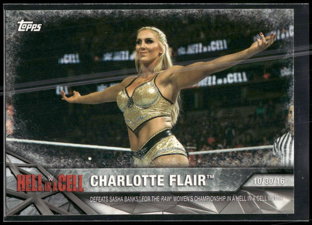 2017 Topps WWE Women's Division #WWE-12 Charlotte WWE Matches and Moments