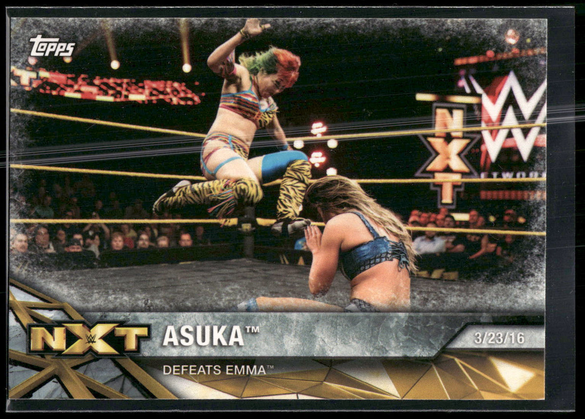 2017 Topps WWE Women's Division #NXT-13 Asuka NXT Matches and Moments