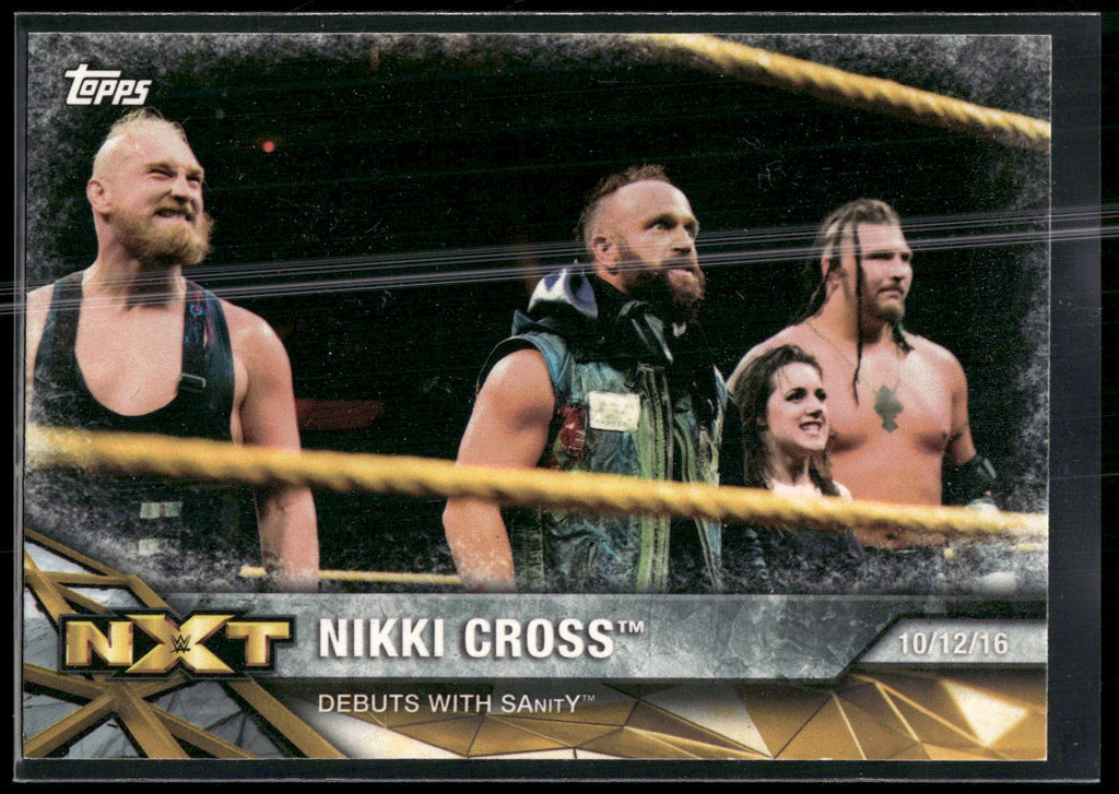 2017 Topps WWE Women's Division #NXT-23 Nikki Cross NXT Matches and Moments