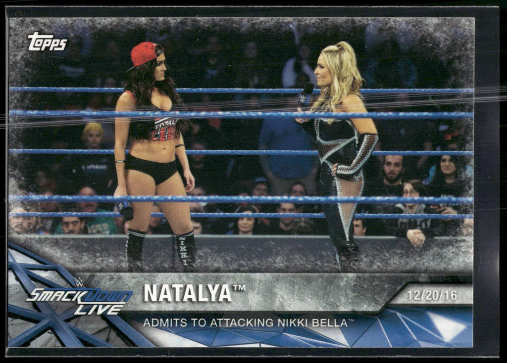 2017 Topps WWE Women's Division #WWE-20 Natalya WWE Matches and Moments