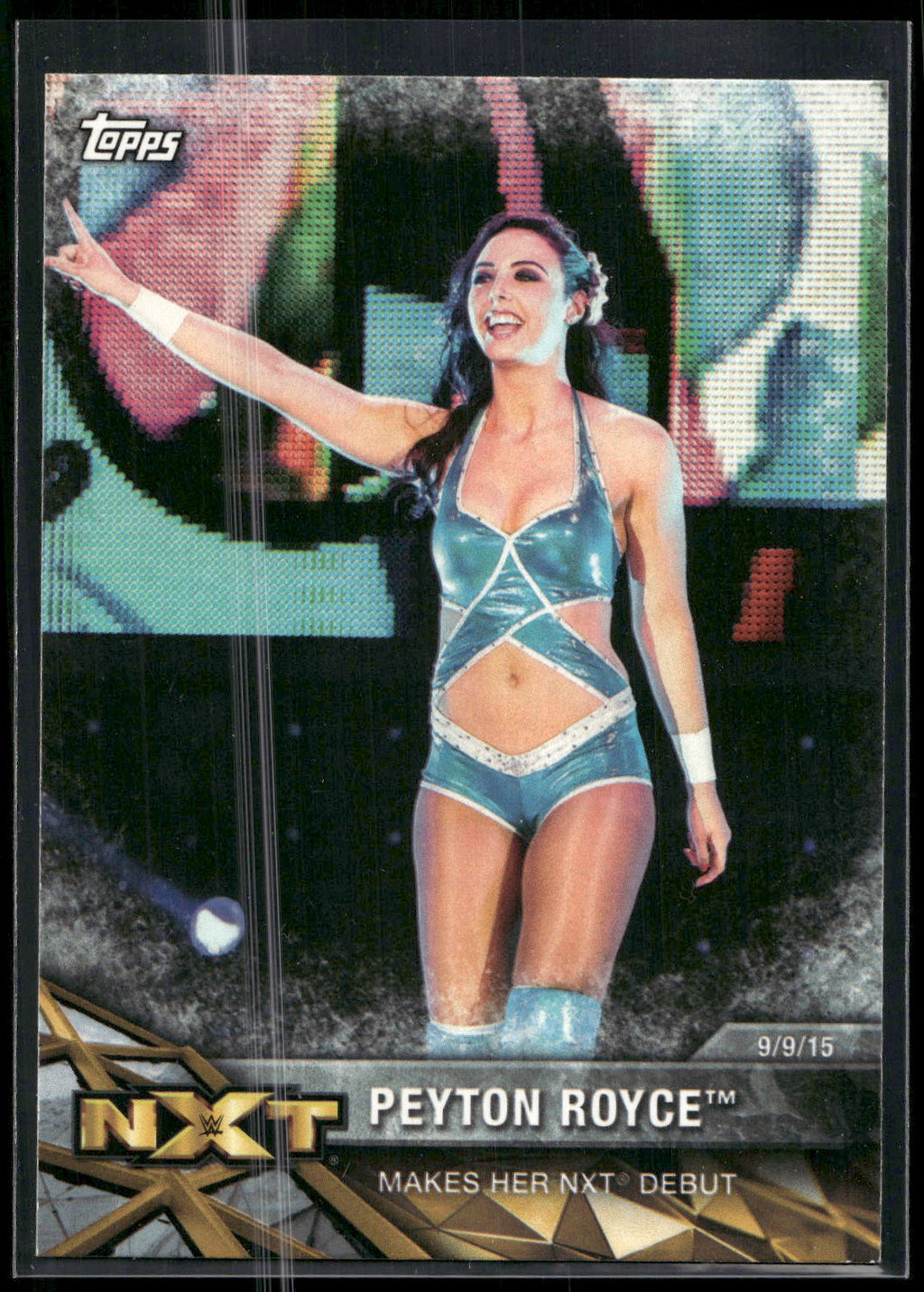 2017 Topps WWE Women's Division #NXT-3 Peyton Royce NXT Matches and Moments