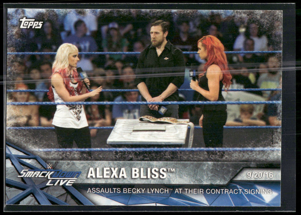 2017 Topps WWE Women's Division #WWE-8 Alexa Bliss WWE Matches and Moments