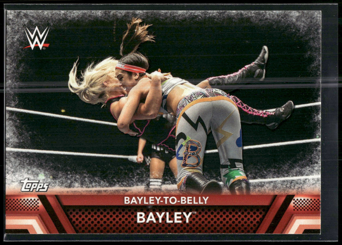 2017 Topps WWE Women's Division #F-3 Bayley Finishers and Signature Moves