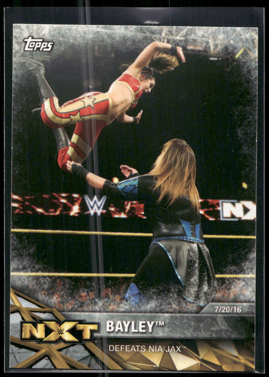 2017 Topps WWE Women's Division #NXT-18 Bayley NXT Matches and Moments