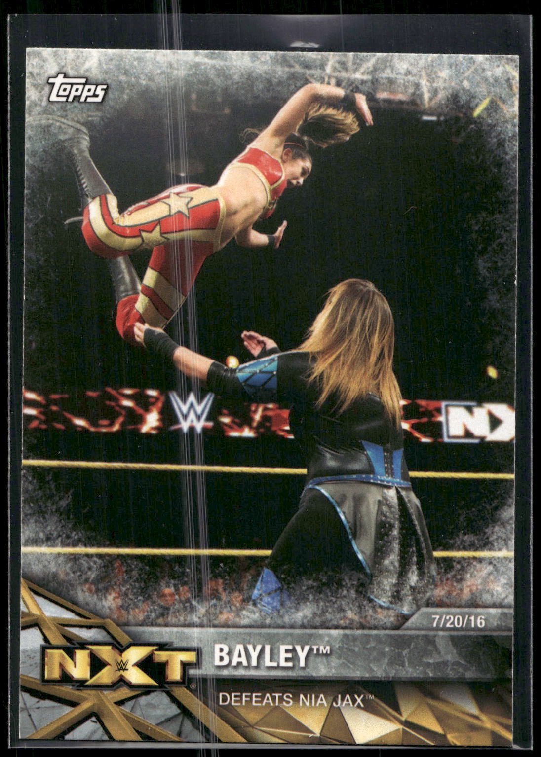 2017 Topps WWE Women's Division #NXT-18 Bayley NXT Matches and Moments