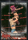 2017 Topps WWE Women's Division #WWE-14 Sasha Banks WWE Matches and Moments