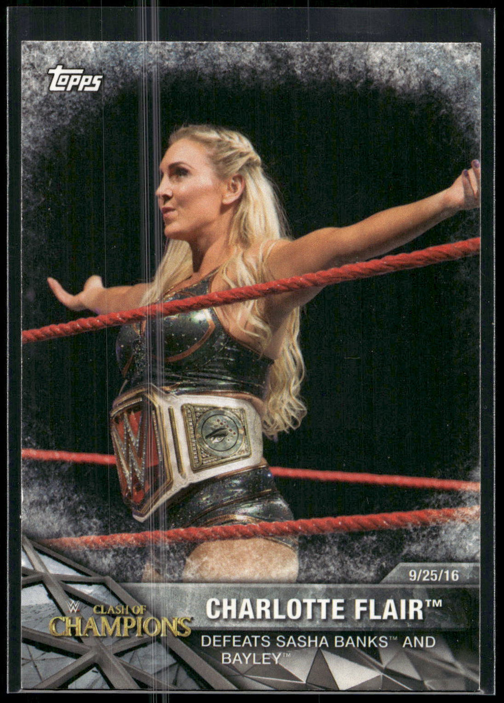 2017 Topps WWE Women's Division #WWE-9 Charlotte WWE Matches and Moments