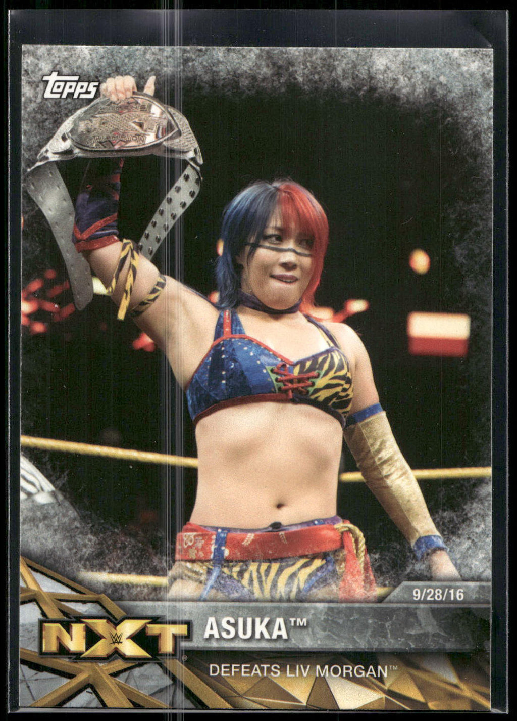 2017 Topps WWE Women's Division #NXT-22 Asuka NXT Matches and Moments
