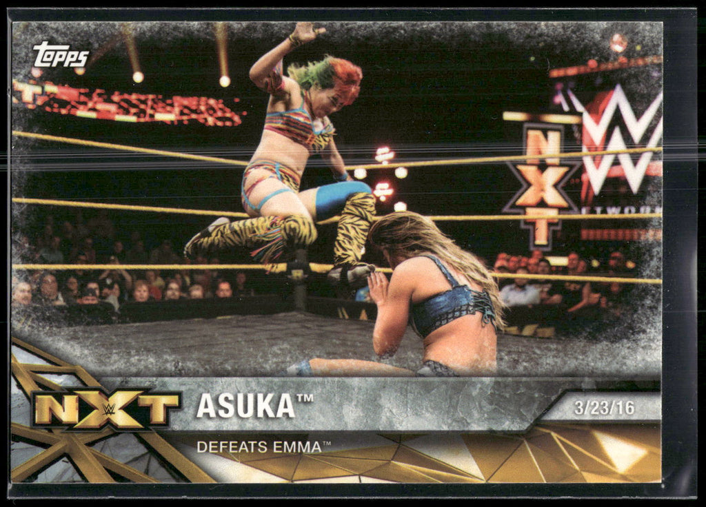 2017 Topps WWE Women's Division #NXT-13 Asuka NXT Matches and Moments