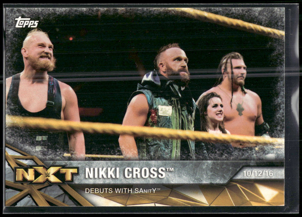 2017 Topps WWE Women's Division #NXT-23 Nikki Cross NXT Matches and Moments