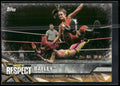 2017 Topps WWE NXT #6 Bayley Defeats Sasha Banks Matches and Moments