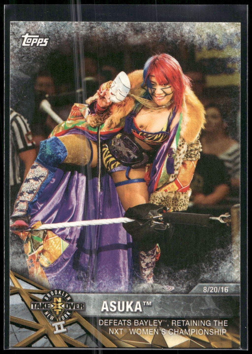 2017 Topps WWE Women's Division #NXT-21 Asuka NXT Matches and Moments