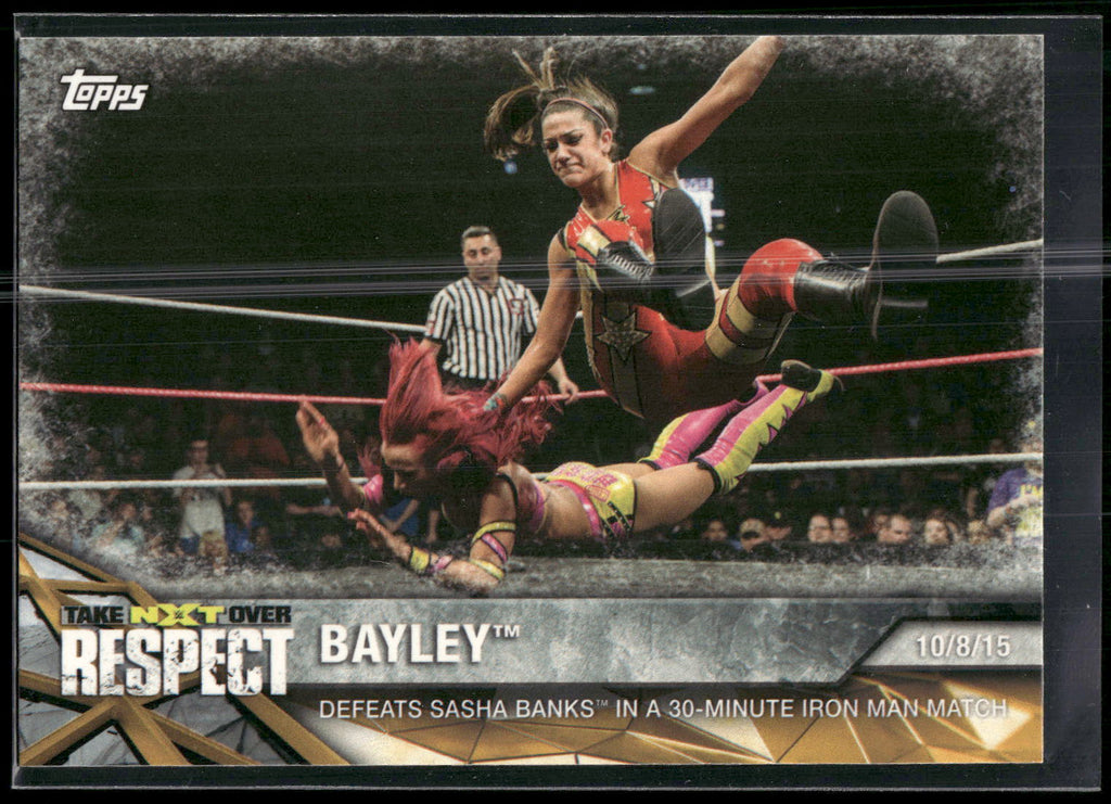 2017 Topps WWE Women's Division #NXT-6 Bayley NXT Matches and Moments