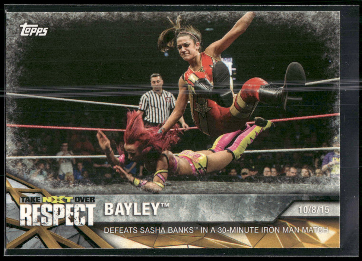 2017 Topps WWE Women's Division #NXT-6 Bayley NXT Matches and Moments